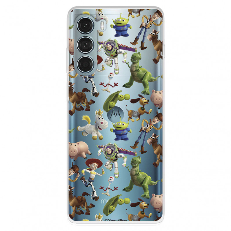 Funda para Motorola Moto G200 5G Oficial de Disney Muñecos Toy Story Siluetas - Toy Story