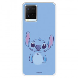 Funda para Vivo Y33s Oficial de Disney Stitch Azul - Lilo & Stitch