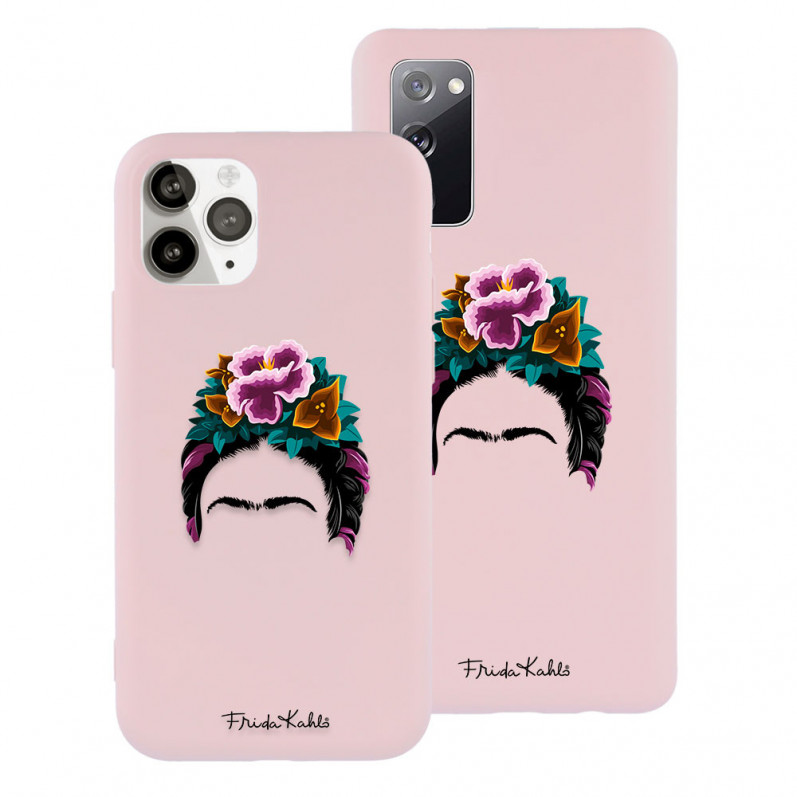 Coque Officielle Frida Kahlo - Cheuveux coiffés avec des fleurs