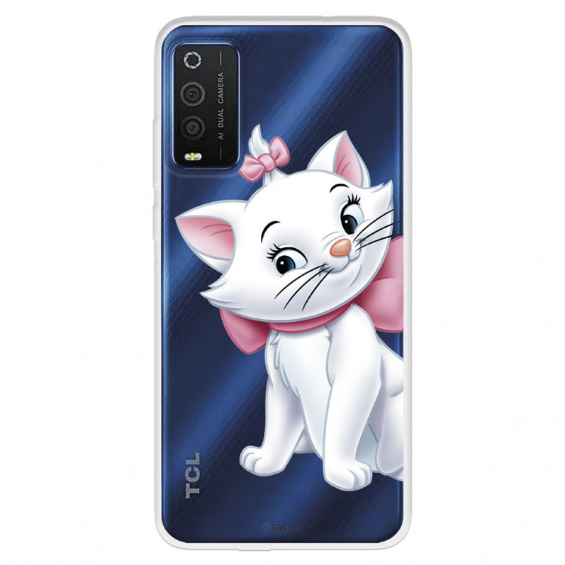 Funda para TCL 205 Oficial de Disney Marie Silueta - Los Aristogatos