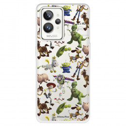 Funda para Realme GT 2 Pro Oficial de Disney Muñecos Toy Story Siluetas - Toy Story