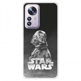 Funda para Xiaomi 12X Oficial de Star Wars Darth Vader Fondo negro - Star Wars