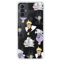 Funda para TCL 30 SE Oficial de Disney Villanas Patrón - Villanas Disney