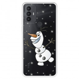 Funda para TCL 30 SE Oficial de Disney Olaf Transparente - Frozen