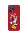 Funda para Realme C35 Oficial de Disney Minnie Mad About - Clásicos Disney