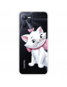 Funda para Realme C35 Oficial de Disney Marie Silueta - Los Aristogatos