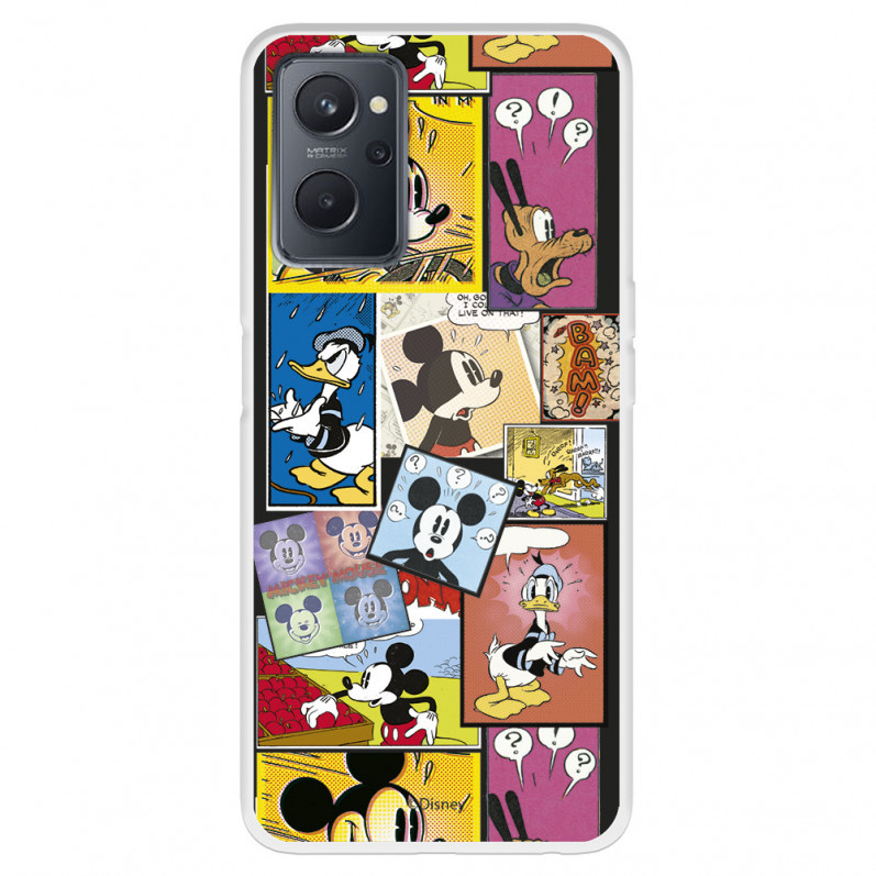 Funda para Realme 9i Oficial de Disney Mickey Comic - Clásicos Disney