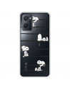 Funda para Realme 9i Oficial de Peanuts Snoopy rayas - Snoopy