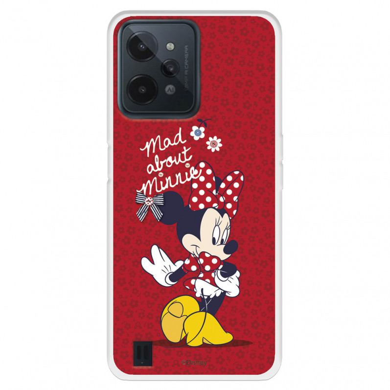 Funda para Realme C31 Oficial de Disney Minnie Mad About - Clásicos Disney