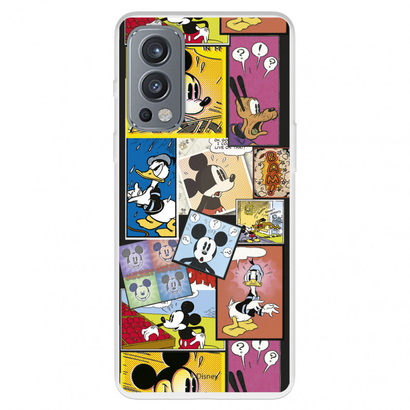 Funda para OnePlus Nord CE 2 Oficial de Disney Mickey Comic - Clásicos Disney