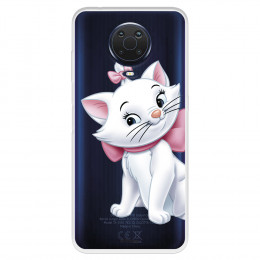 Funda para Nokia G10 Oficial de Disney Marie Silueta - Los Aristogatos