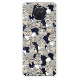 Funda para Nokia G10 Oficial de Disney Tambor Patrones - Bambi