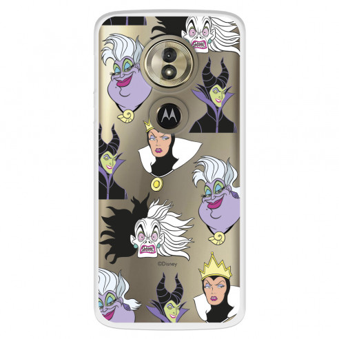 Funda para Motorola Moto G6 Play Oficial de Disney Villanas Patrón - Villanas Disney