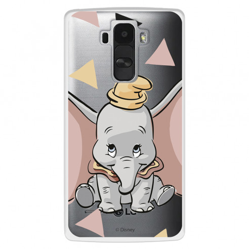 Funda para LG G4 Oficial de Disney Dumbo Silueta Transparente - Dumbo