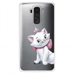 Funda para LG G4 Oficial de Disney Marie Silueta - Los Aristogatos