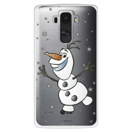 Funda para LG G4 Oficial de Disney Olaf Transparente - Frozen