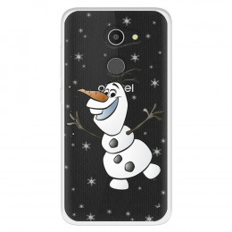 Funda para Alcatel A3 Oficial de Disney Olaf Transparente - Frozen