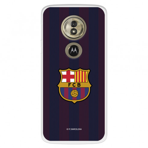 Funda para Motorola Moto G6 Play del FC Barcelona Rayas Blaugrana  - Licencia Oficial FC Barcelona