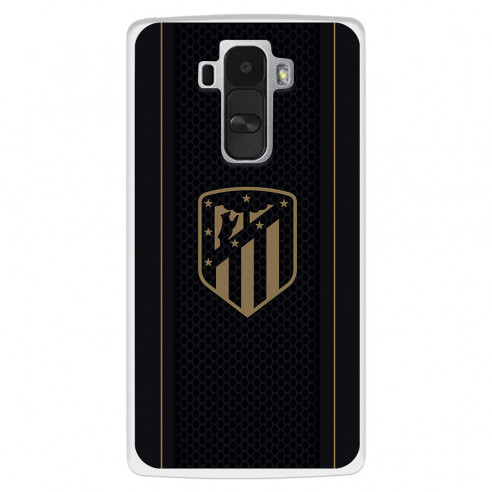 Funda para LG G4 del Atlético de Madrid Escudo Dorado Fondo Negro  - Licencia Oficial Atlético de Madrid