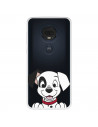 Funda para Motorola Moto G7 Plus Oficial de Disney Cachorro Sonrisa - 101 Dálmatas