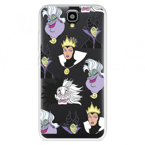 Funda para Huawei Y560 Oficial de Disney Villanas Patrón - Villanas Disney