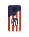 Funda para Motorola Moto G7 Plus del Atlético de Madrid Escudo Fondo Atletico  - Licencia Oficial Atlético de Madrid