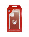 Funda para Motorola Moto G7 Plus del Atlético de Madrid Escudo Plateado Fondo  - Licencia Oficial Atlético de Madrid