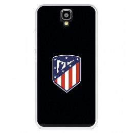 Funda para Huawei Y560 del Atlético de Madrid Escudo Fondo Negro  - Licencia Oficial Atlético de Madrid