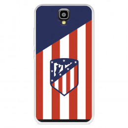 Funda para Huawei Y560 del Atlético de Madrid Escudo Fondo Atletico  - Licencia Oficial Atlético de Madrid