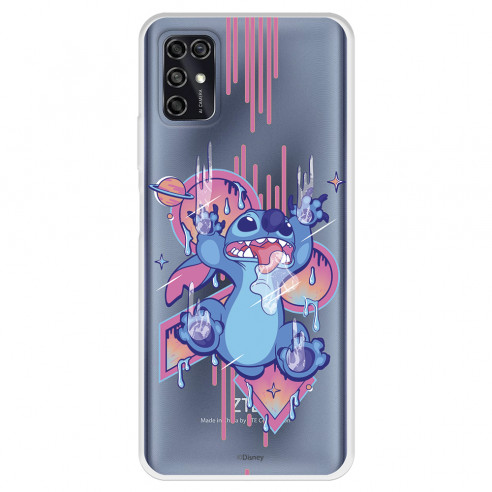 Funda para ZTE Blade V2020 Oficial de Disney Stitch Graffiti - Lilo & Stitch