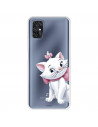 Funda para ZTE Blade V2020 Oficial de Disney Marie Silueta - Los Aristogatos