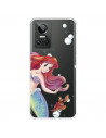 Funda para Realme GT Neo 3 Oficial de Disney Ariel y Sebastián Burbujas - La Sirenita