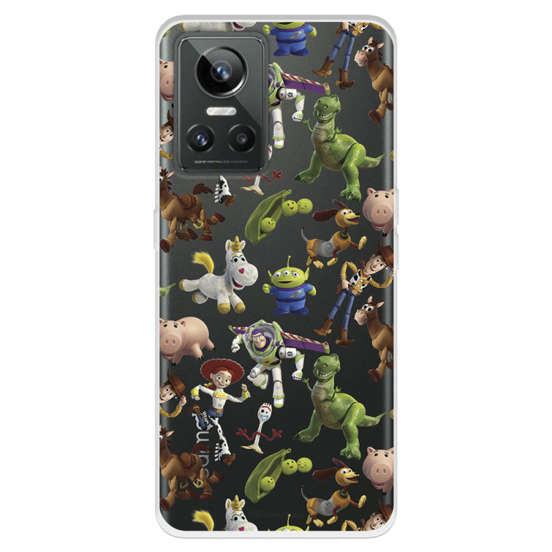 Funda para Realme GT Neo 3 Oficial de Disney Muñecos Toy Story Siluetas - Toy Story