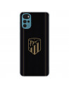 Funda para Motorola Moto G22 del Atlético de Madrid Escudo Dorado Fondo Negro - Licencia Oficial Atlético de Madrid