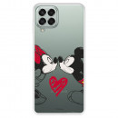 Funda para Samsung Galaxy M33 5G Oficial de Disney Mickey y Minnie Beso - Clásicos Disney