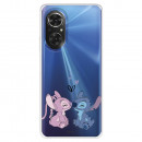 Funda para Huawei Honor 50 SE Oficial de Disney Angel & Stitch Beso - Lilo & Stitch