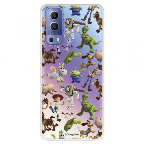 Coque pour Vivo Y52 5G Officielle de Disney Jouets Toy Story Silhouettes - Toy Story