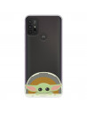 Funda para Motorola Moto G30 Oficial de Star Wars Baby Yoda Sonrisas - The Mandalorian