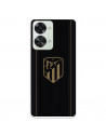 Funda para OnePlus Nord 2T 5G del Atlético de Madrid Escudo Dorado Fondo Negro  - Licencia Oficial Atlético de Madrid