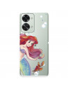 Funda para OnePlus Nord 2T 5G Oficial de Disney Ariel y Sebastián Burbujas - La Sirenita