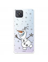 Funda para Oppo A92S Oficial de Disney Olaf Transparente - Frozen