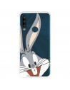 Funda para Alcatel 1SE 2020 Oficial de Warner Bros Bugs Bunny Silueta Transparente - Looney Tunes