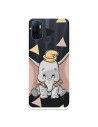 Funda para Oppo A11s Oficial de Disney Dumbo Silueta Transparente - Dumbo