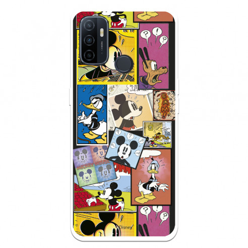 Funda para Oppo A11s Oficial de Disney Mickey Comic - Clásicos Disney