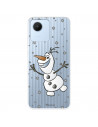 Funda para Realme Narzo 50i Prime Oficial de Disney Olaf Transparente - Frozen