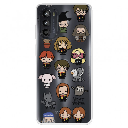 Funda para Motorola Moto G52 Oficial de Harry Potter Personajes Iconos - Harry Potter