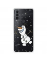 Funda para TCL 306 Oficial de Disney Olaf Transparente - Frozen