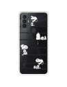 Funda para TCL 306 Oficial de Peanuts Snoopy rayas - Snoopy