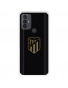 Funda para TCL 306 del Atlético de Madrid Escudo Dorado Fondo Negro  - Licencia Oficial Atlético de Madrid