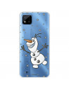 Funda para Realme Narzo 50 Oficial de Disney Olaf Transparente - Frozen